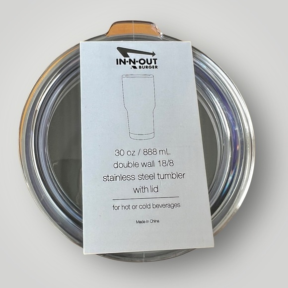 IN-N-OUT HOT / COLD 30 Oz Cup Tumbler Travel Collectible Gift Mug Cup New - Picture 2 of 14
